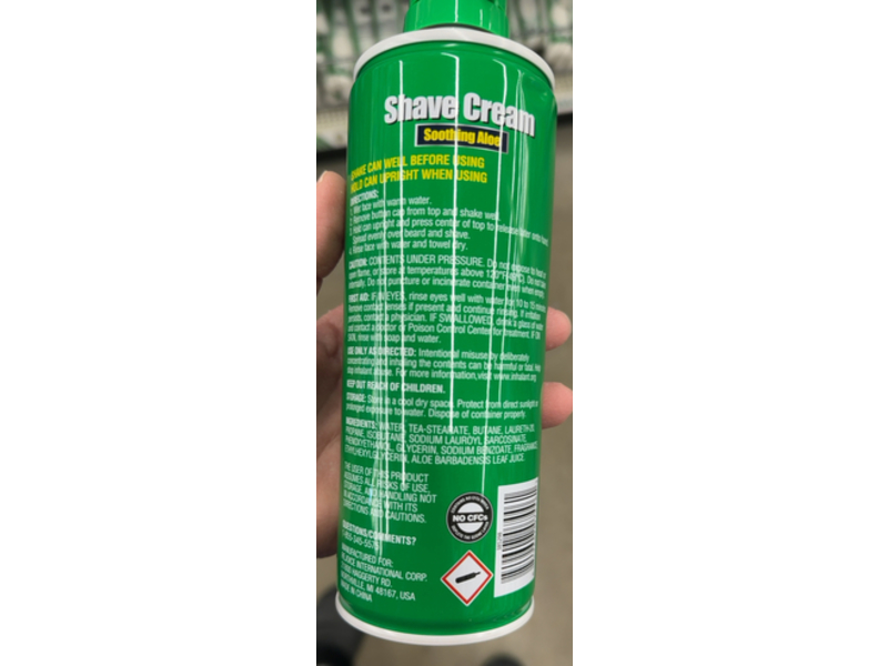 XtraCare Shave Cream, Soothing Aloe, 12 oz/340 g