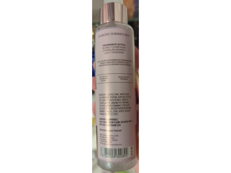 Bath & Body Works Diamond Shimmer Mist, Champagne Toast, 4.9 fl oz/145 mL