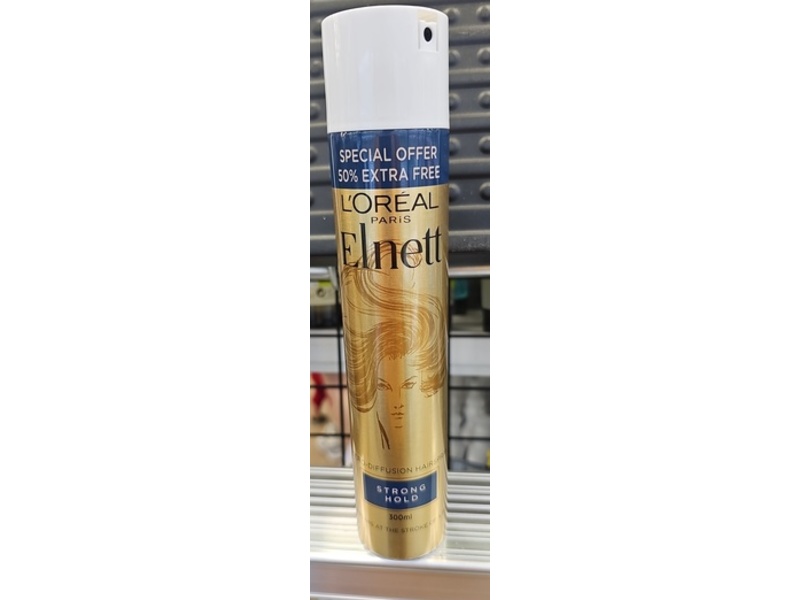 L'Oreal Paris Elnett Micro-Diffusion Hairspray, Strong Hold, 300 mL