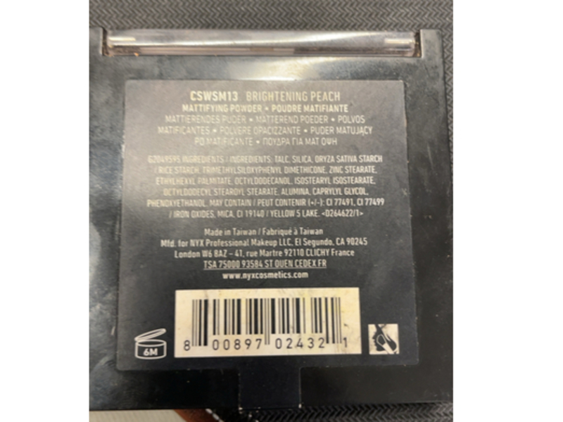 NYX Professional Makeup Can't Stop Won't Stop, Mattifying Powder, 13 Brightening Peach, 0.21 oz