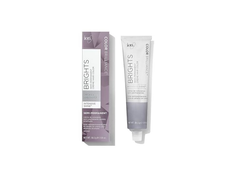 Ion Color Brilliance Intensive Shine Semi Permanent Creme Hair Color, Smokey Amethyst, 2.05 oz/58.2 g