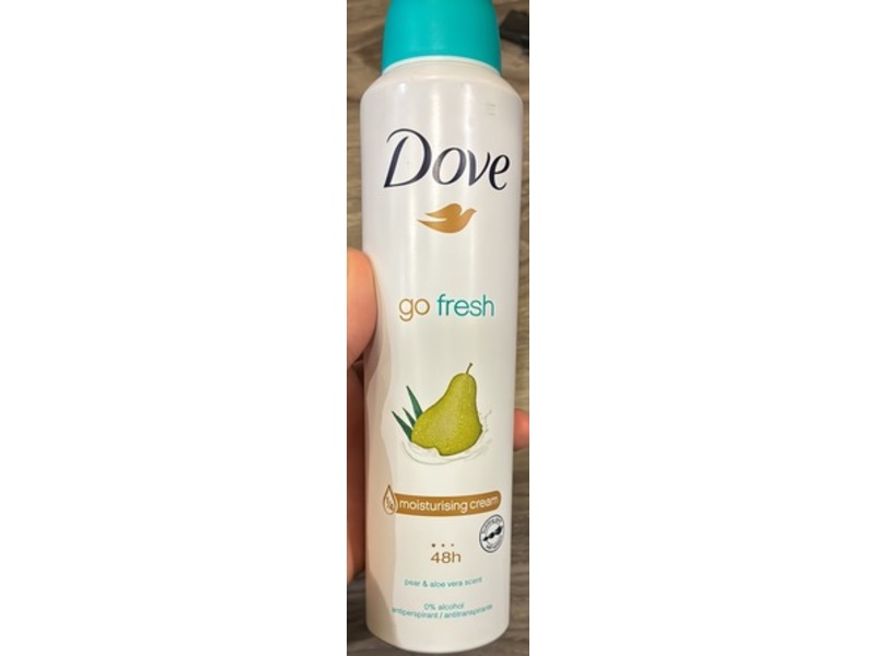 Dove 48h Go Fresh Antiperspirant, Pear & Aloe Vera Scent, 250 mL