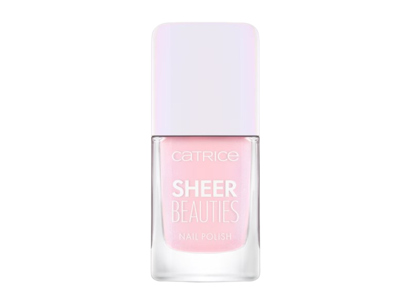 Catrice Sheer Beauties Nail Polish, 040 Fluffy Cotton Candy, 10.5 mL