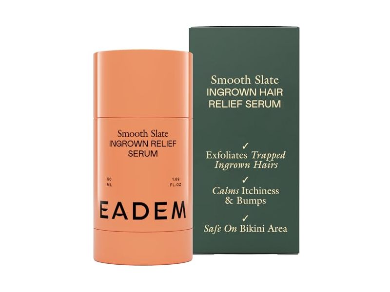 Eadem Smooth Slate Ingrown Relief Serum, 1.69 fl oz/50 mL