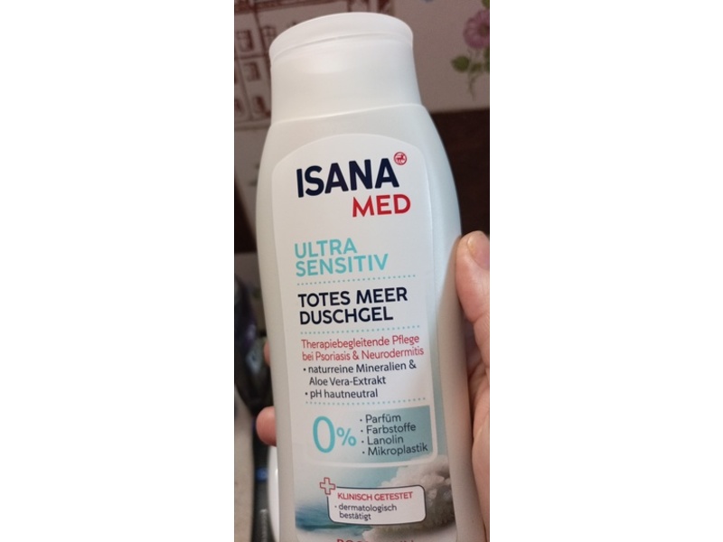 Rossmann Isana Med Ultra Sensitive Shower Gel, Dead Sea, 250 mL