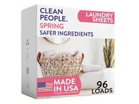 The Clean People Ultra Concentrated Laundry Detergent Sheets, Spring, 96 Loads - thumbnail 1