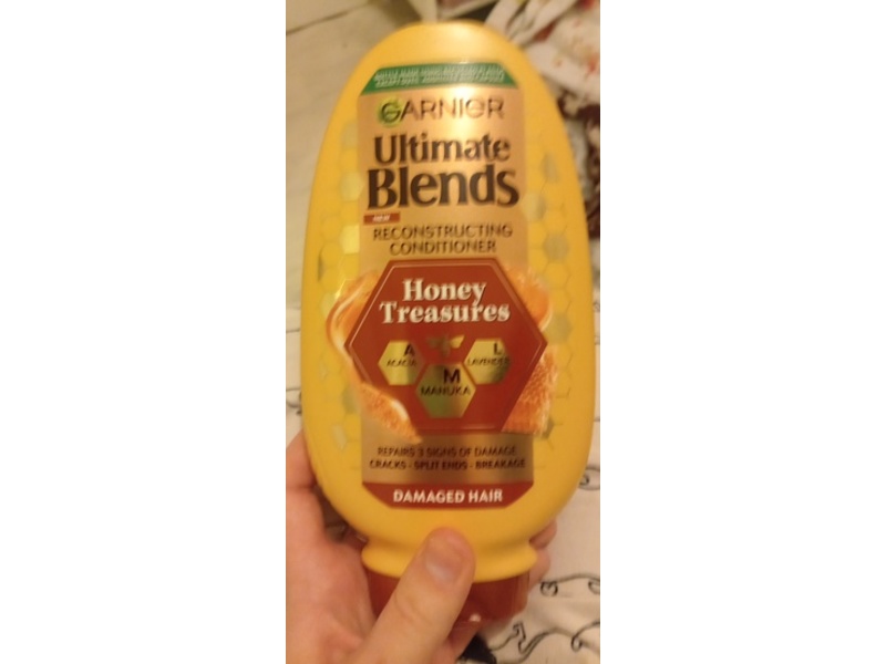 Garnier Ultimate Blends Reconstructing Conditioner, Honey Treasures, 400 mL