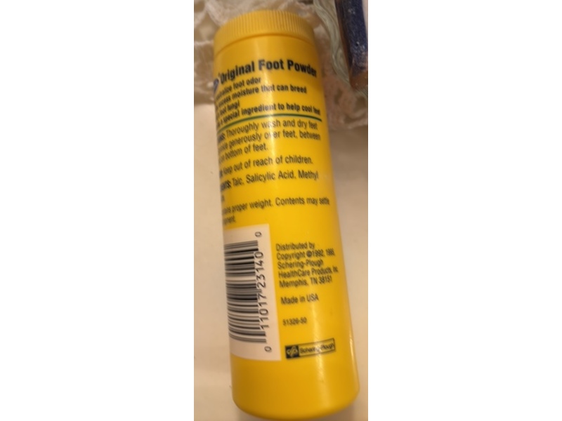 Dr Scholl's Original Foot Powder, 3 oz/85 g