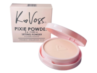 K Voss Pixie Powder Setting Powder, Vitamin E &Hyaluronic Acid, Light, 0.282 oz/8 g - Image 2