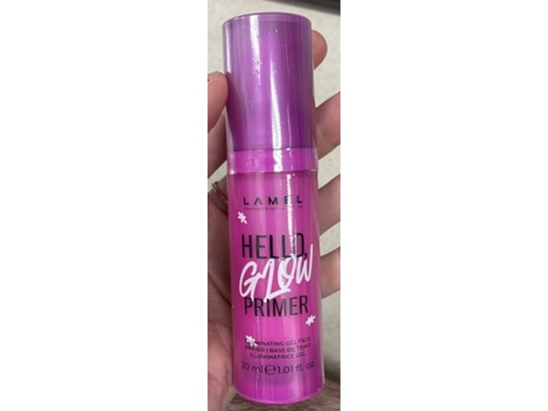 Lamel Hello Glow Illuminating Gel Face Primer, 1.01 fl oz/30 mL