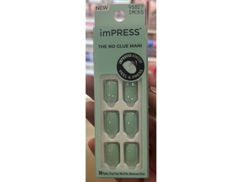 Impress No Glue Mani Press On Nails, Get Closer, 30 Count