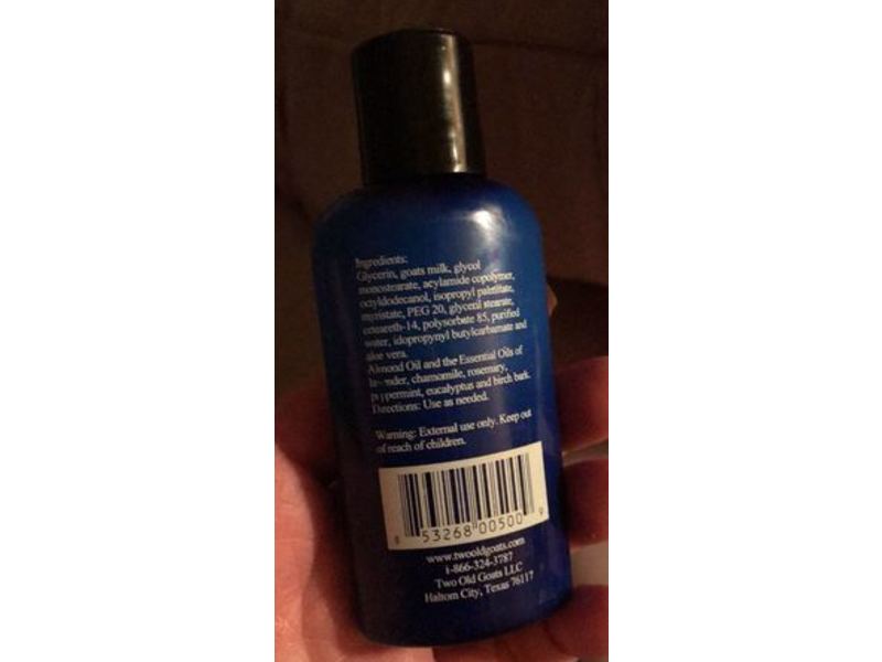 Two Old Goats Essential Oil Lotion, 2 fl oz/60 mL
