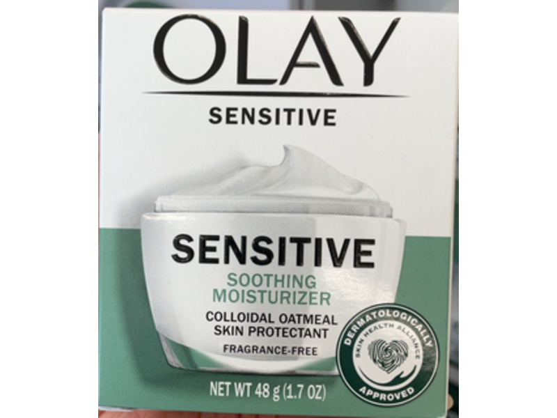 Olay Sensitive Soothing Moisturizer, 1.7 oz/48 g