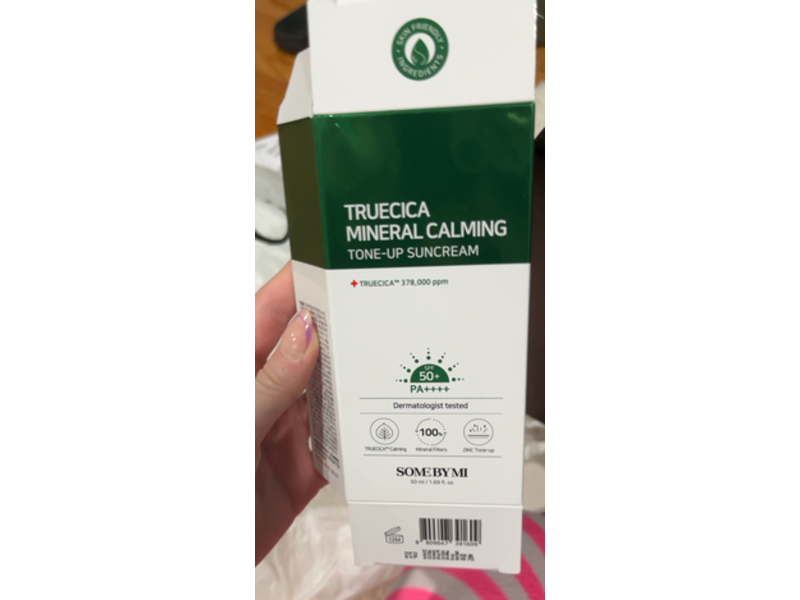 Some Truecica Mineral Calming Tone-Up Suncream, SPF 50+ PA++++, 1.69 fl oz/50 mL