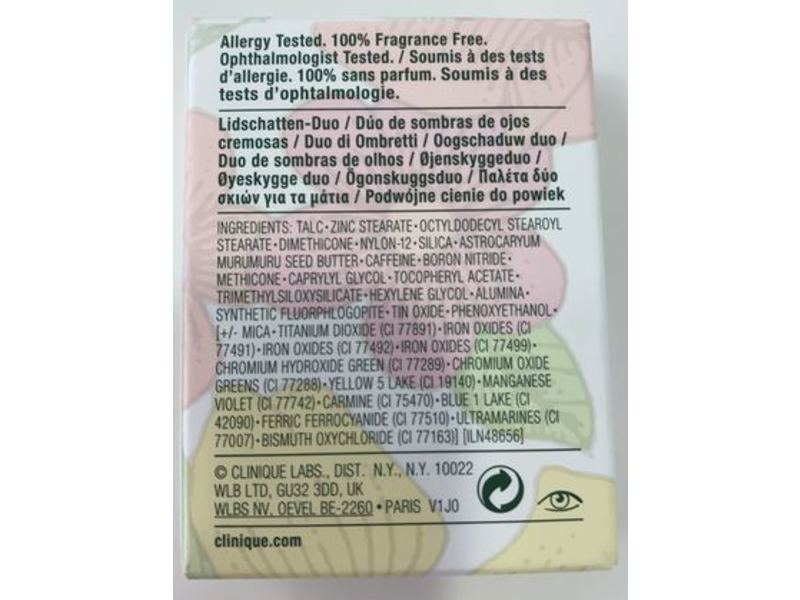 Clinique All About Shadow Duo, 21 Twilight Mauve/Brandied Plum, 0.7 oz/2.2 g