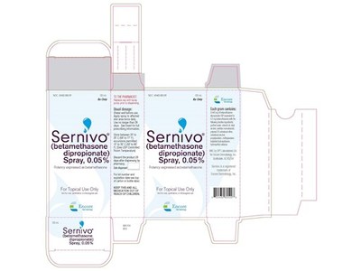 Sernivo (betamethasone dipropionate) Spray 0.05%, 120 mL Encore Dermatology (RX)