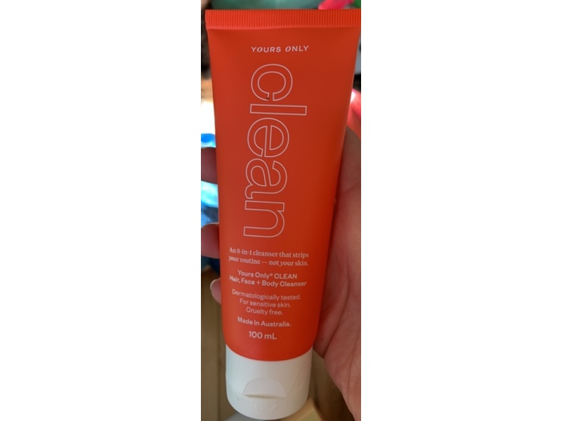 Yours Only Clean 8-In-1 Hair, Face + Body Cleanser, 100 mL