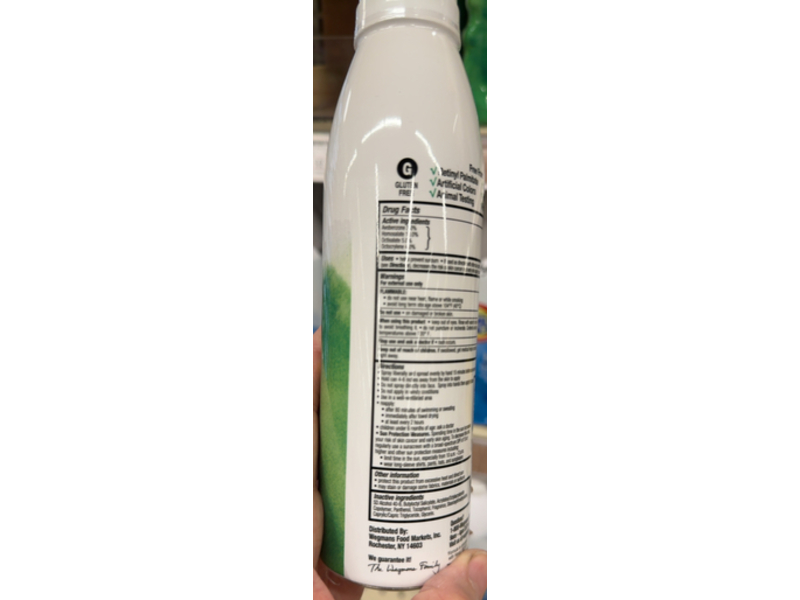 Wegmans Kids Clear Continuous Sunscreen Spray, SPF 50, 5.5 oz/156 g