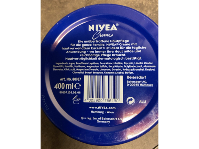 Nivea Creme,400 mL