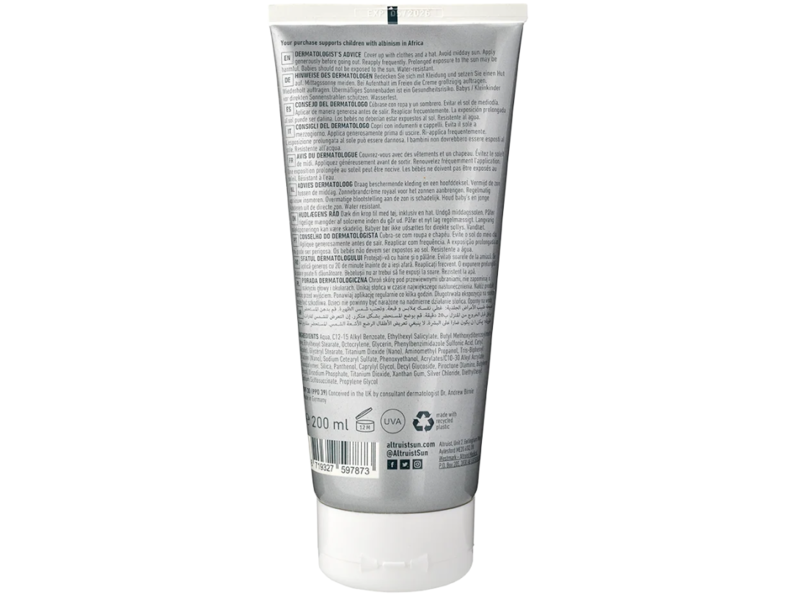 Altruist Dermatologist Sunscreen, SPF 30, 200 mL, Pack Of 2