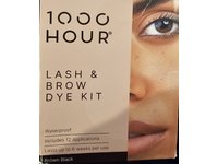 1000 Hour Lash & Brow Dye kit, Brown Black, 12 Applications - thumbnail 2