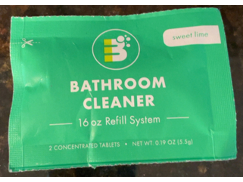 Boulder Clean Cleaner Bath Tablets, Sweet Lime, 0.19 oz/5.5 g (2 Count)