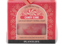 Plantlife Candy Cane Aromatherapy Herbal Soap, Coconut & Olive Oil, 4 oz/113 g - Image 2