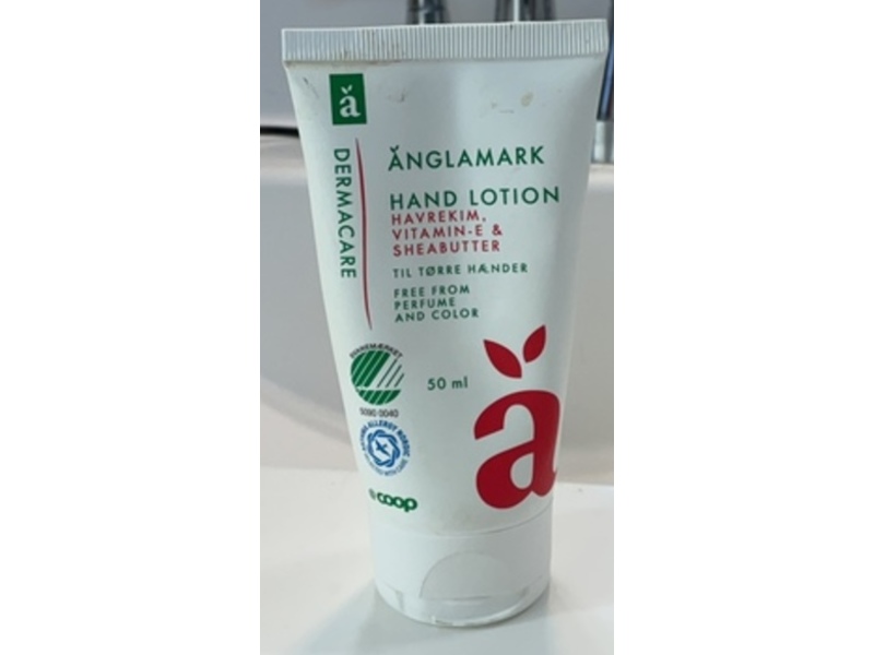 Coop Anglamark Hand Lotion, Havrekim, Vitamin-E & Sheabutter, 50 mL