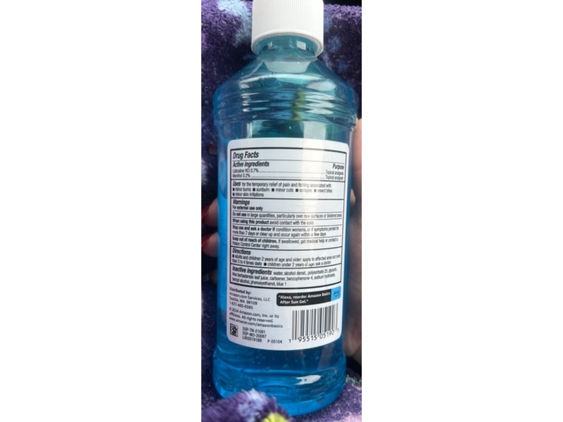 Amazon Basics After Sun Gel, 16 fl oz/473 mL