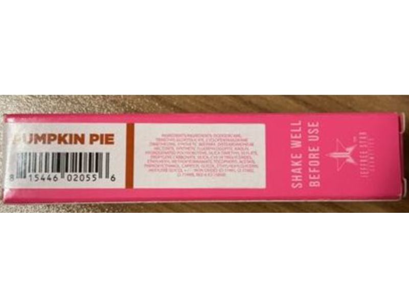 Jeffree Star Velour Liquid Lipstick, Pumpkin Pie, 0.19 fl oz/5 mL