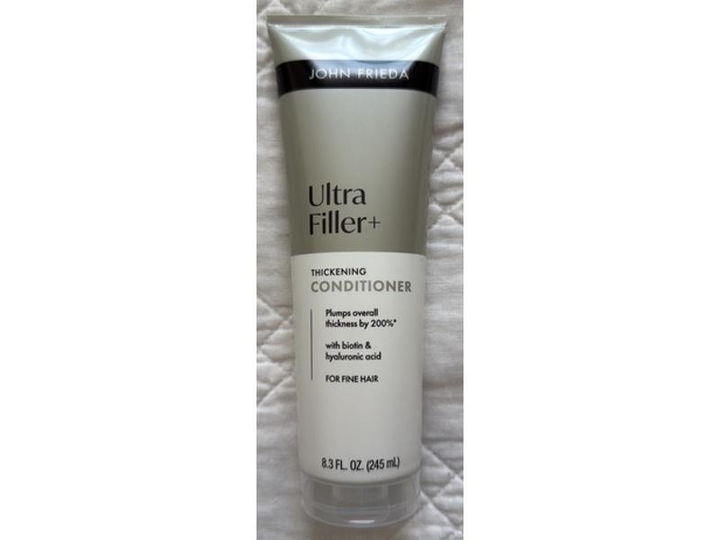John Frieda Ultra filler+ Thickening Conditioner, Biotin & Hyaluronic Acid, 8.3 fl oz/245 mL