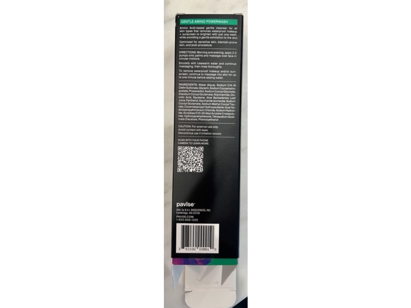 Pavise Gentle Amino Powerwash Serum Cleanser, 5.0 fl oz/148 mL