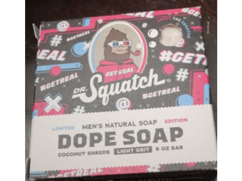 Dr. Squatch All Natural Bar Soap Men, Dope Soap, 5 oz