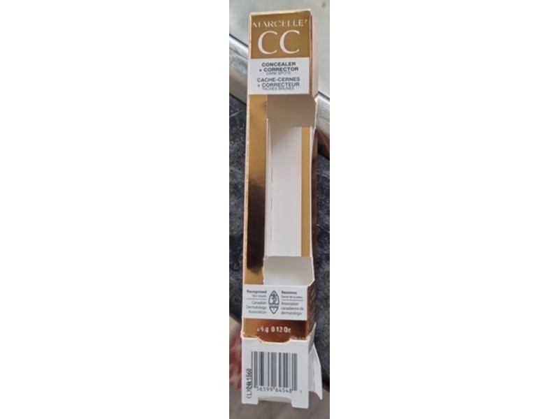 Marcelle CC Concealer + Corrector, Fair, 0.12 oz/3.5 g
