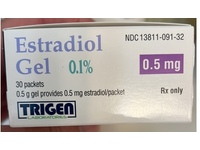 Estradiol Gel 0.1%/0.5 mg, 30 Count, Trigen (Rx) - Image 3
