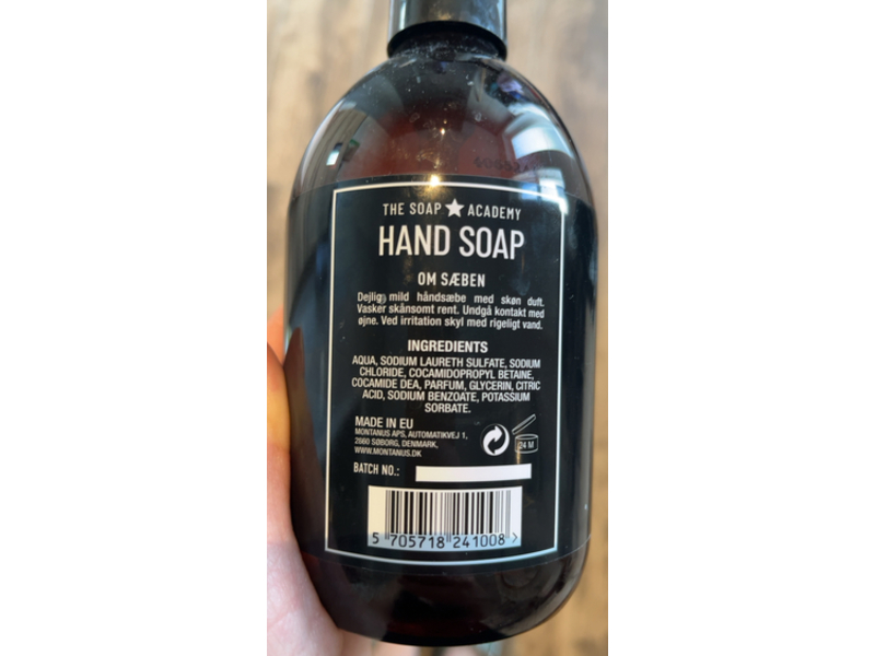 The Soap Academy Hand Soap, Mandarin, 16.91 fl oz/500 mL