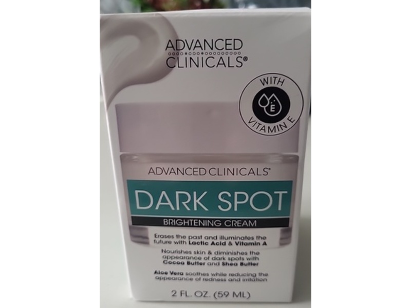 Advanced Clinicals Dark Spot Brightening Cream, 2 fl oz/59 mL