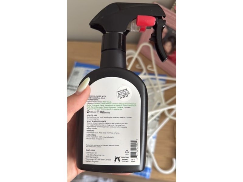 Lush Sticky Dates Body Spray, 6.7 fl oz/200 mL