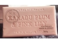 Australian Triple Milled Soap, Kakadu Plum & Pink Lilly, 200 g - thumbnail 2