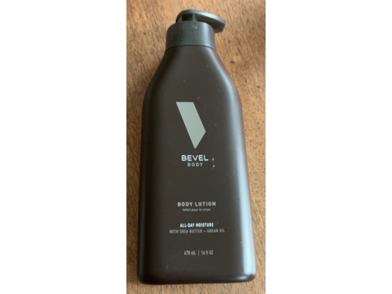 Bevel All-Day Moisture Body Lotion, Shea Butter + Argan Oil, 16 fl oz/470 mL