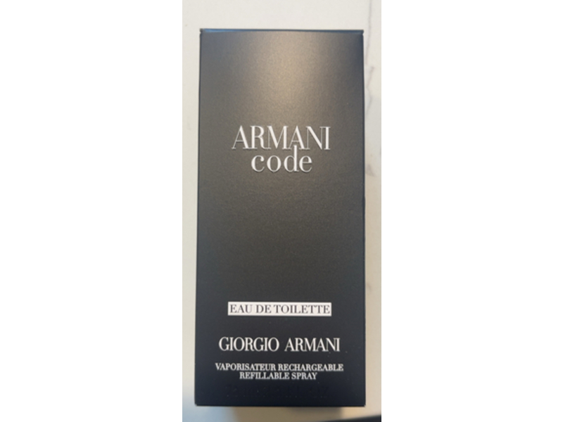 Giorgio Armani Code Eau De Toilette, 75 mL