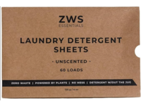 ZWS Essentials Laundry Detergent Sheets, Unscented, 60 Loads, 4 oz/125 g - Image 2