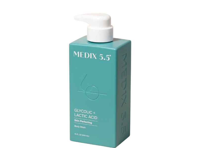 Medix 5.5 Skin Perfecting Body Wash, Glycolic Acid + Lactic Acid, 15 fl oz/444 mL.