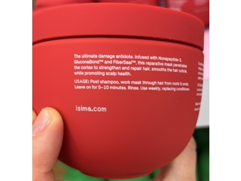 Isima Super Bomba Triple Repair Mask, 8.5 fl oz/250 mL