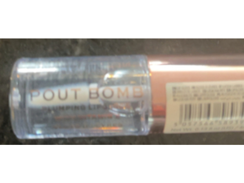 Revolution Pout Bomb Plumping Lip Gloss, Glaze, 0.13 fl oz/4 mL