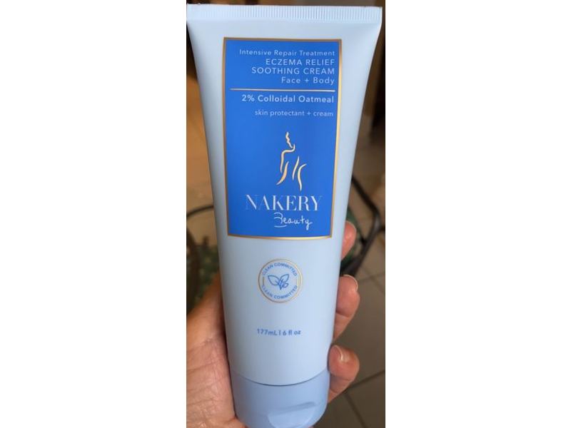 Nakery Beauty Eczema Relief Soothing Cream, 1.6 fl oz/177 mL