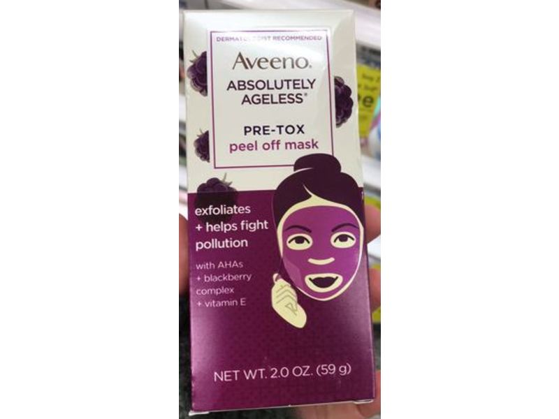 Aveeno Absolutely Ageless Pre Tox Peel Off Mask, 2.0 oz/59 g