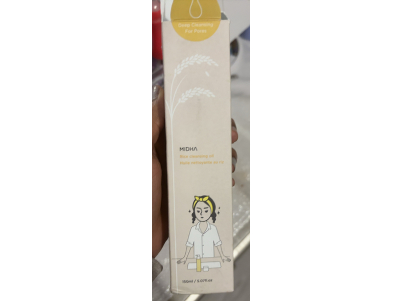 Midha Rice Cleansing Oil, 5.07 fl oz/150 mL