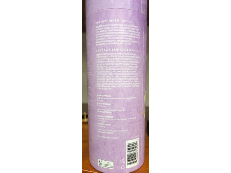 Tatcha Dewy Cleanse + Hydrate-Rice Wash Set