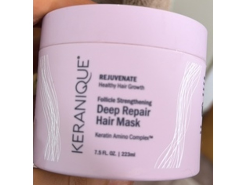 Keranique Rejuvenate Follicle Strengthening Deep Repair Hair Mask, 7.5 fl oz/223 mL